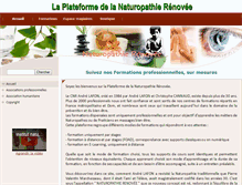 Tablet Screenshot of naturopathie.com